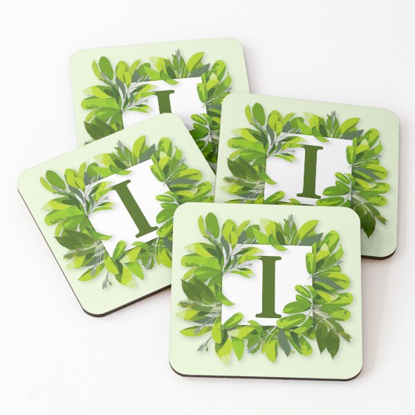 Item preview, Monogram I Foliage Frame | Wedding Letters | Floral Letter designed and sold by VinBasis.