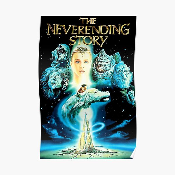 The NeverEnding Story Classic Movie Premium METAL Poster Art Print Plaque Gift 