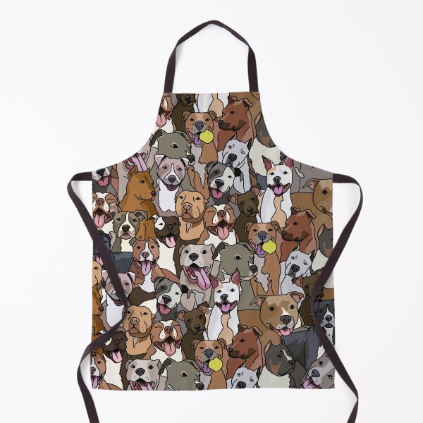 Item preview, Pitbull Dog Pattern All The Mutts designed and sold by KelseyNY.