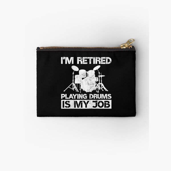 Item preview, I'm Retired Playing Drums Is My Job Funny Drummer Drum Lover Retirement Gag Gift designed and sold by WYGSTORE.