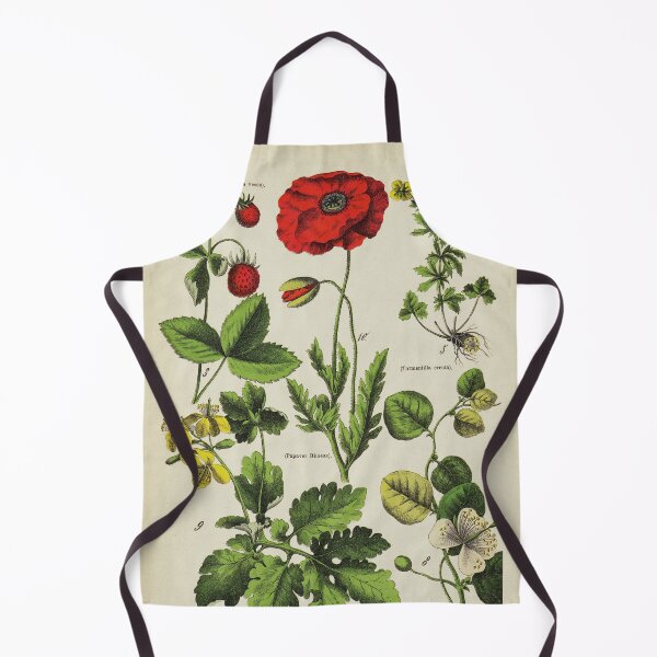 Item preview, Red Poppy. Botanical study of a poppy flower designed and sold by LeAllureVintage.