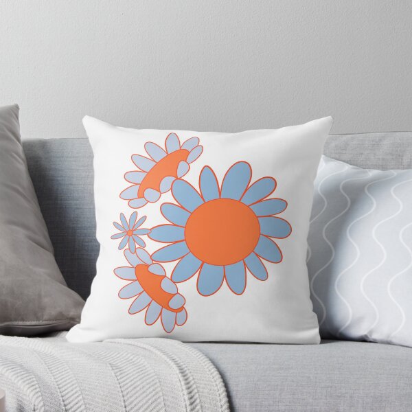 Artikelvorschau, Blau-orange Blume entworfen und verkauft von ThePinkLion427.