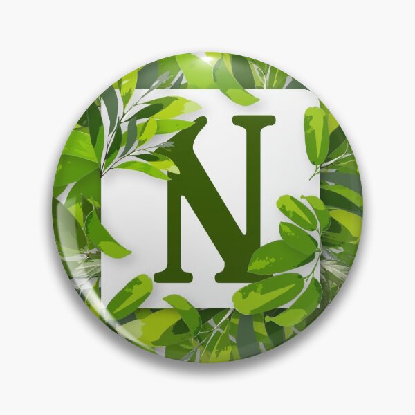 Item preview, Monogram N Foliage Frame | Wedding Letters | Floral Letter designed and sold by VinBasis.
