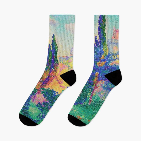 Item preview, The Cypresses At Cagnes (Henri Edmond Cross) Digitally Enhanced designed and sold by Mr. Gattax.