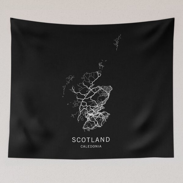 Item preview, Scotland Road Map  designed and sold by clarkstpress.