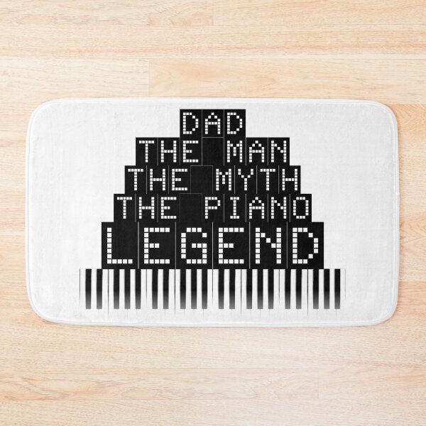 Item preview, Dad the man the myth the piano legend - funny quote. designed and sold by angelisart.