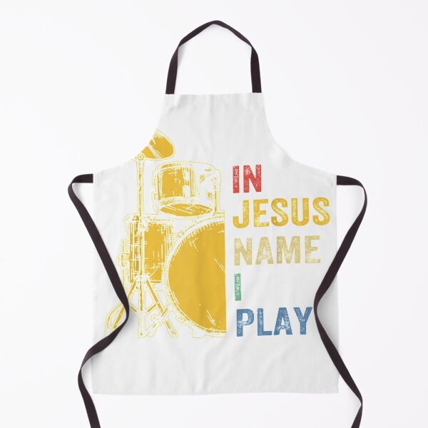 Item preview, Vintage Drum In Jesus Name I Play Drum Lover s designed and sold by BaiHeng.