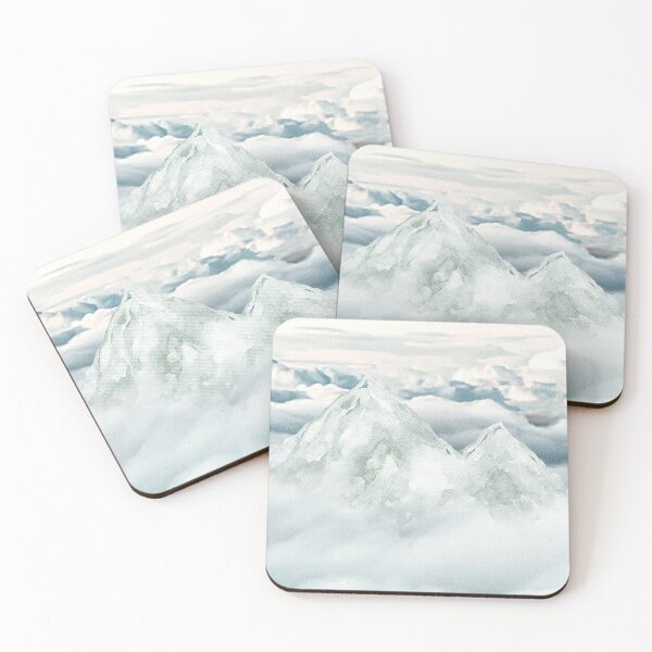 Item preview, Mountain peeking over clouds designed and sold by Davestre.