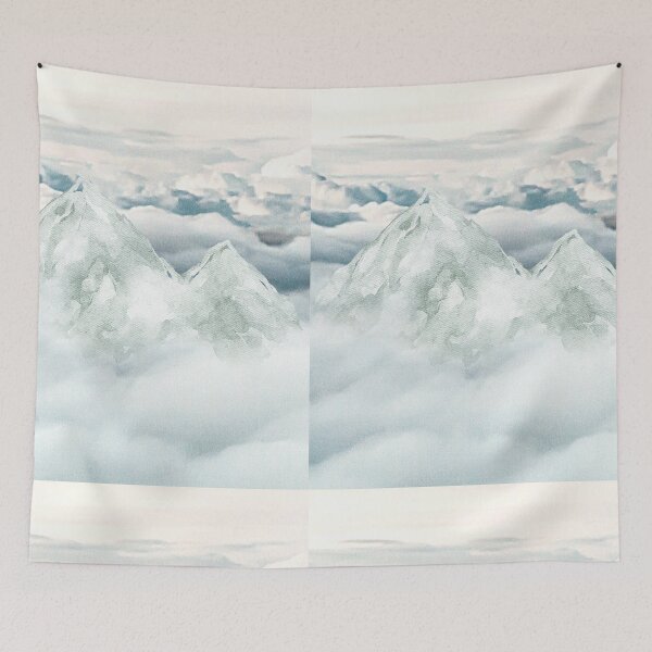 Item preview, Mountain peeking over clouds designed and sold by Davestre.