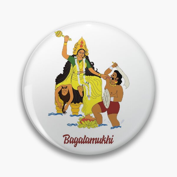 Item preview, Bagalamukhi Devi poster t-shirt designed and sold by KARTICK DUTTA.