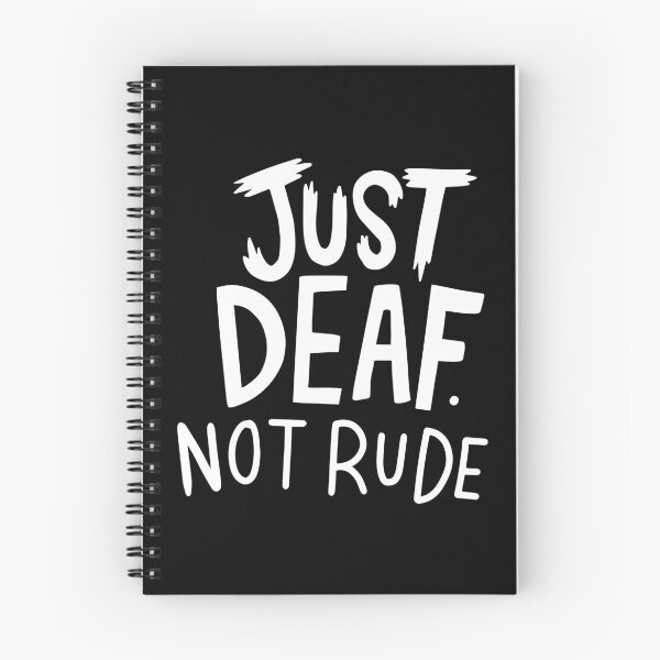 Item preview, Just Deaf Not Rude Sign Language Deaf Awareness designed and sold by tamburroallena.