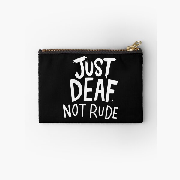 Item preview, Just Deaf Not Rude Sign Language Deaf Awareness designed and sold by tamburroallena.
