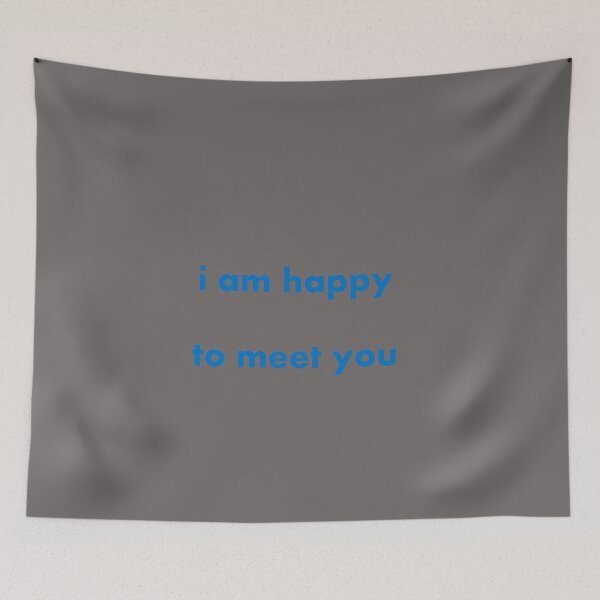 Item preview, i am happy to meet you designed and sold by shirtshopjava.
