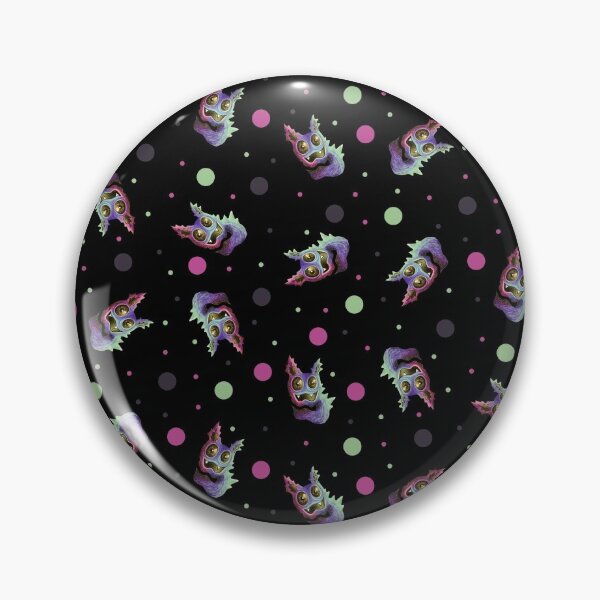 Item preview, Be Weird - creepy cute colorful creature pattern (black) designed and sold by zazuzanta.