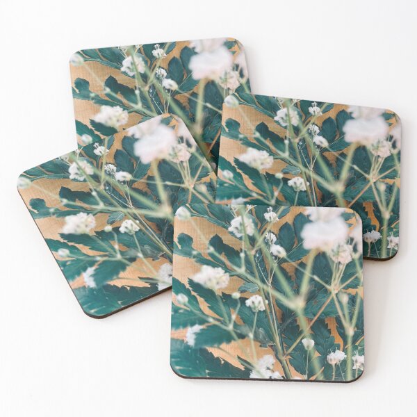 Item preview, White Flowers with Greenery Photo Print designed and sold by Maggpie-Art.