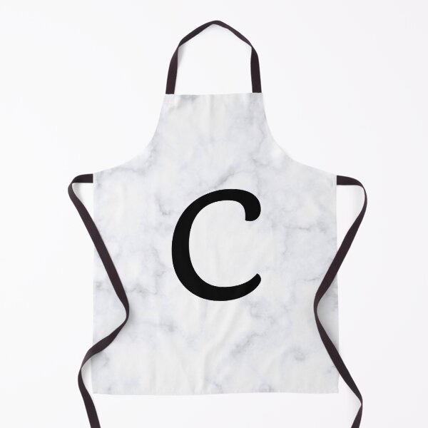 Item preview, Letter C Initial White and Gray Marble Background designed and sold by Shir-designs.