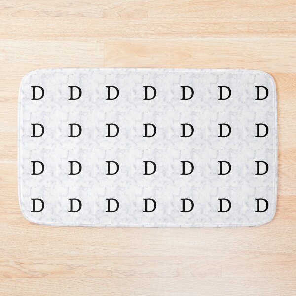 Item preview, Letter D Initial White and Gray Marble Background designed and sold by Shir-designs.