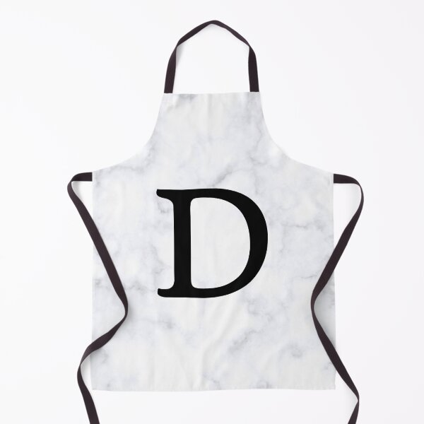 Item preview, Letter D Initial White and Gray Marble Background designed and sold by Shir-designs.