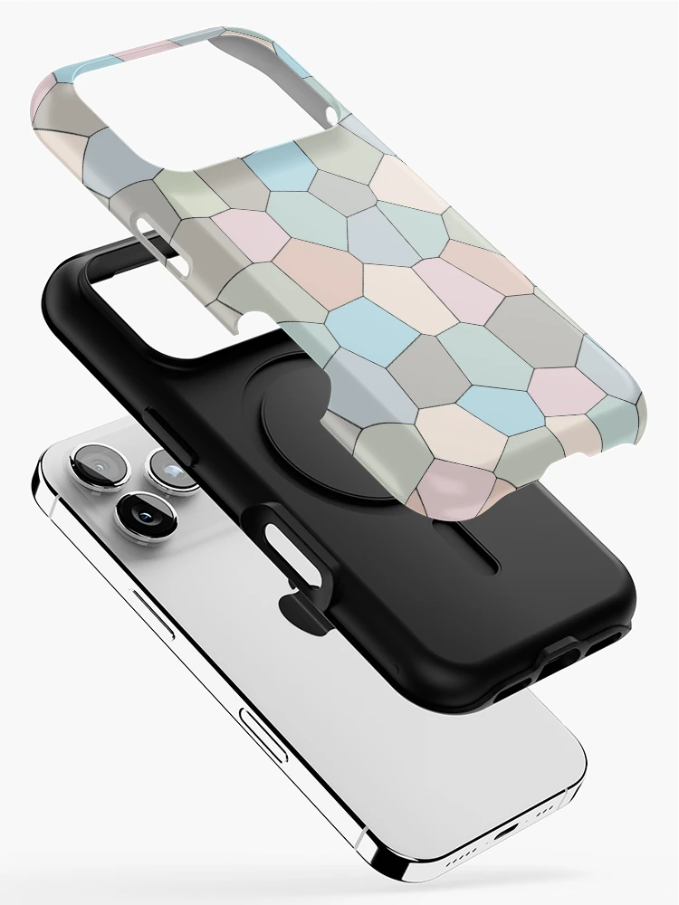 Thumbnail 2 of 4, iPhone Case, Light Colorful Pattern designed and sold by MagicSpread.