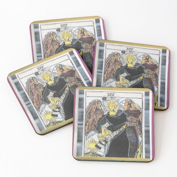 Artikelvorschau, Tarotkarte "Mäßigkeit", die das Gleichgewicht darstellt entworfen und verkauft von artmythica.