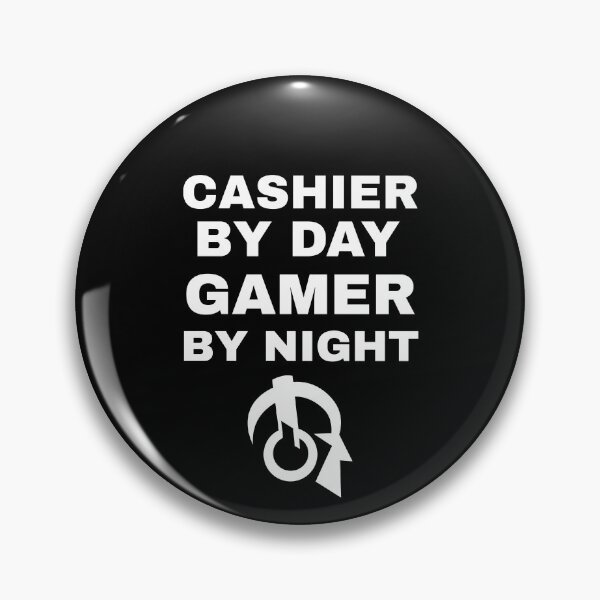 Item preview, Cashier By Day Gamer By Night designed and sold by Superhero Gear.