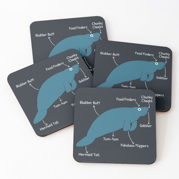 Item preview, Manatee Lover Funny Manatee Dugong and Sea Cow Anatomy designed and sold by JokeGysen.