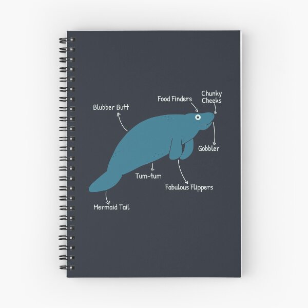 Item preview, Manatee Lover Funny Manatee Dugong and Sea Cow Anatomy designed and sold by JokeGysen.