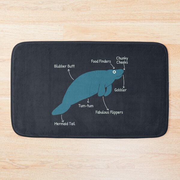 Item preview, Manatee Lover Funny Manatee Dugong and Sea Cow Anatomy designed and sold by JokeGysen.