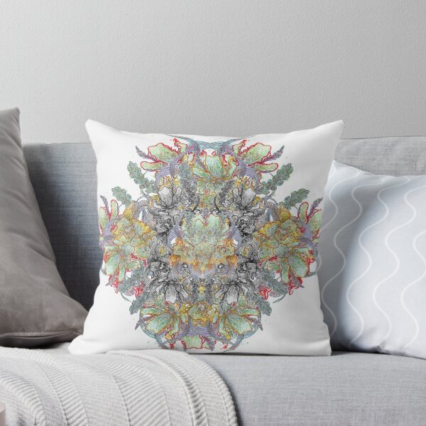 Item preview, Psychedelic flower red bouquet designed and sold by Milena Taranu.