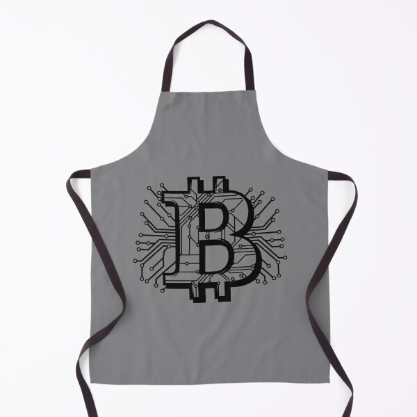 Bitcoin Apron for Women Crypto Apron Kitchen Aprons for Women Chef