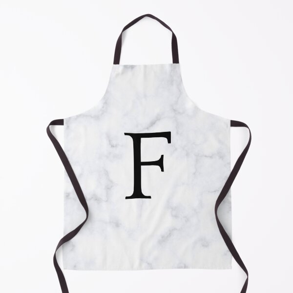 Item preview, Letter F Initial White and Gray Marble Background designed and sold by Shir-designs.