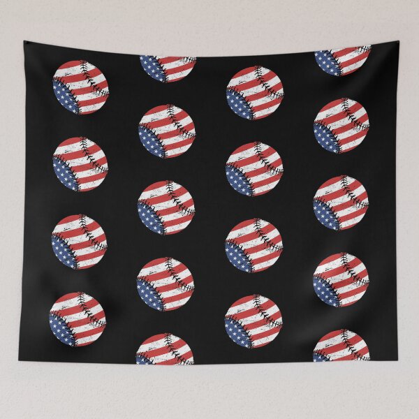 Artikelvorschau, Amerikanische Flagge Baseball-Fan patriotisch entworfen und verkauft von ThreadsNouveau.