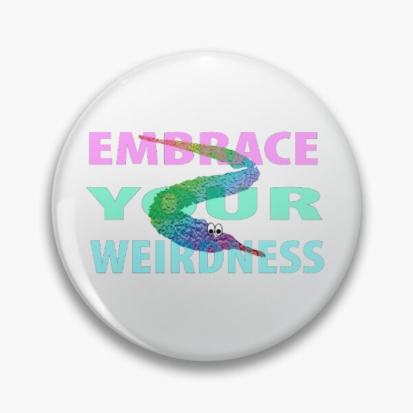 Item preview, Embrace your weirdness worm on a string designed and sold by JAZTshirt.
