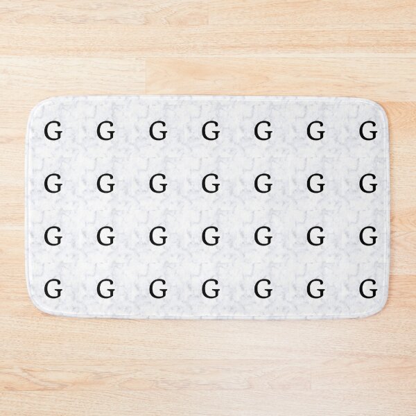 Item preview, Letter G Initial White and Gray Marble Background designed and sold by Shir-designs.