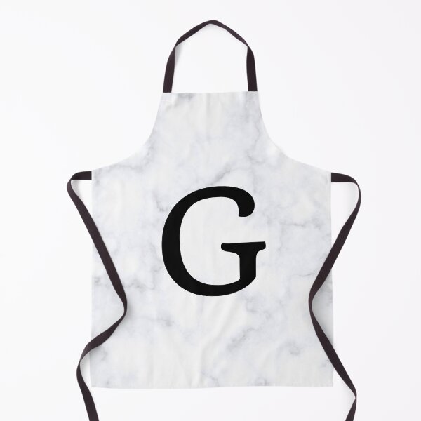 Item preview, Letter G Initial White and Gray Marble Background designed and sold by Shir-designs.