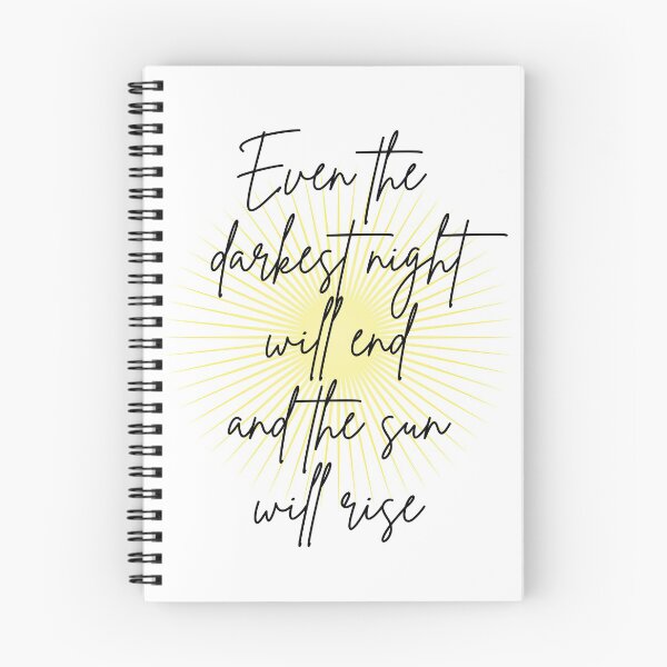 Item preview, Even the darkest night will end and the sun will rise, Les mis designed and sold by PoppysMTPrints.