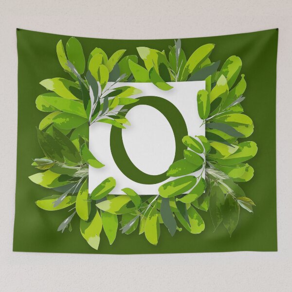 Item preview, Monogram O Foliage Frame | Wedding Letters | Floral Letter designed and sold by VinBasis.