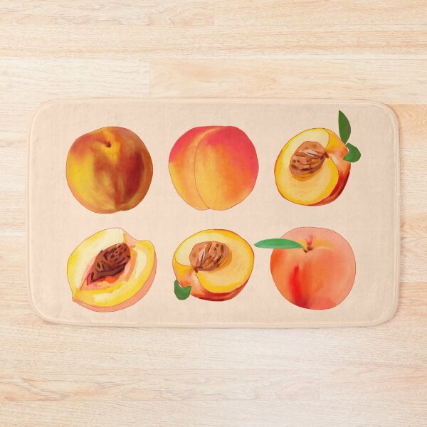 Item preview, Country Peaches | Pattern Peach Illustration  designed and sold by Gabbixyz.