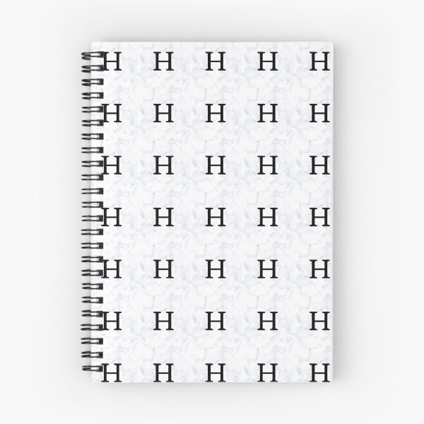 Item preview, Letter H Initial White and Gray Marble Background designed and sold by Shir-designs.