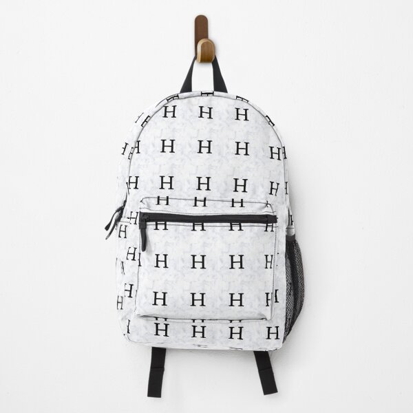 Item preview, Letter H Initial White and Gray Marble Background designed and sold by Shir-designs.