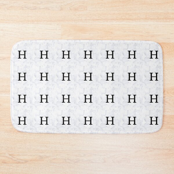 Item preview, Letter H Initial White and Gray Marble Background designed and sold by Shir-designs.