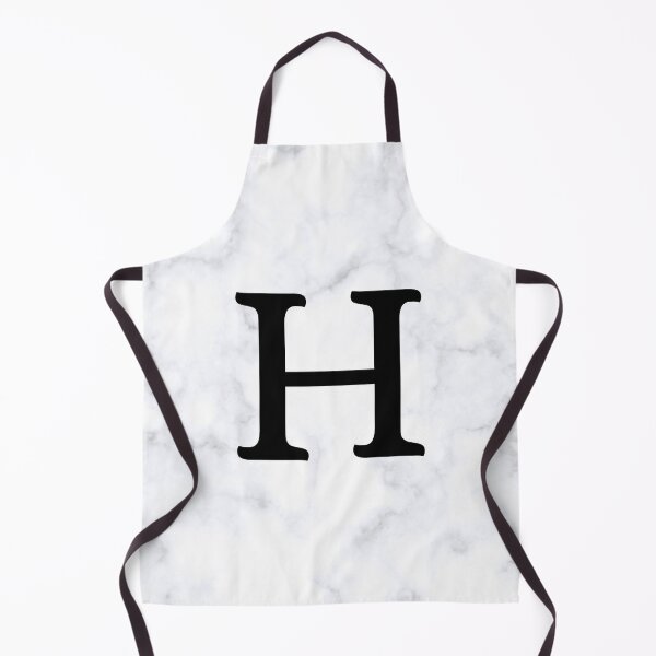 Item preview, Letter H Initial White and Gray Marble Background designed and sold by Shir-designs.