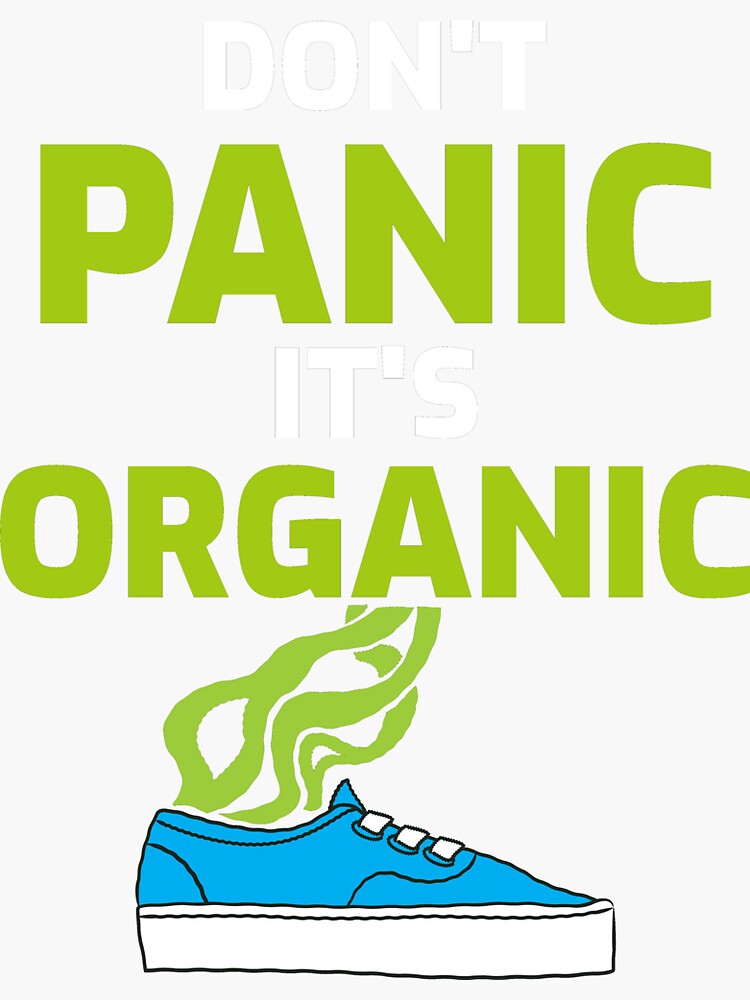 "Don't Panic It's Organic" Sticker for Sale by tmavaz | Redbubble