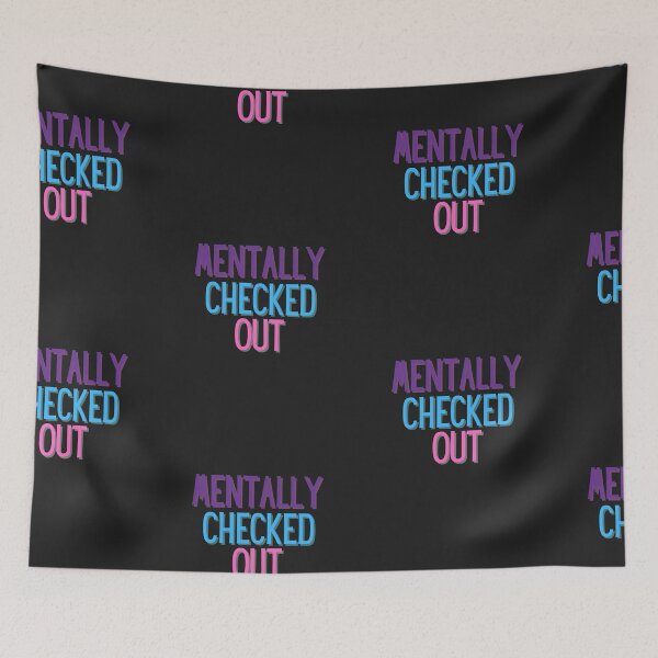 Item preview, Mentally Checked Out designed and sold by SportyDogShop.