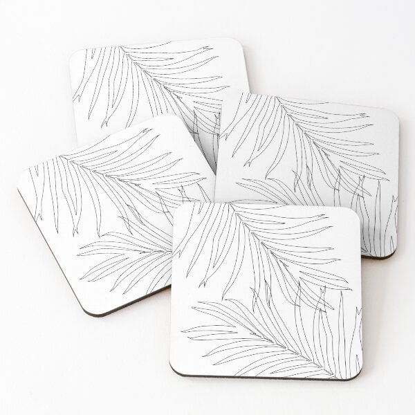 Item preview, Minimal Palm Leaves Finesse Line Art #1 #minimal #decor #art designed and sold by Anita's & Bella's Art.