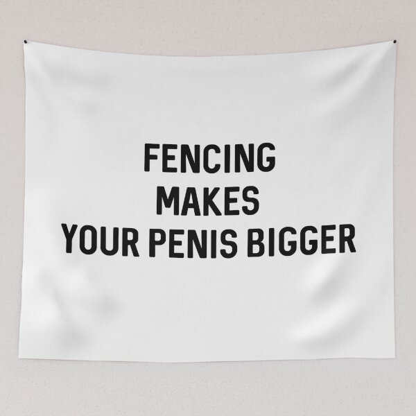 Item preview, Fencing Makes Your Penis Bigger designed and sold by ProtonProject.