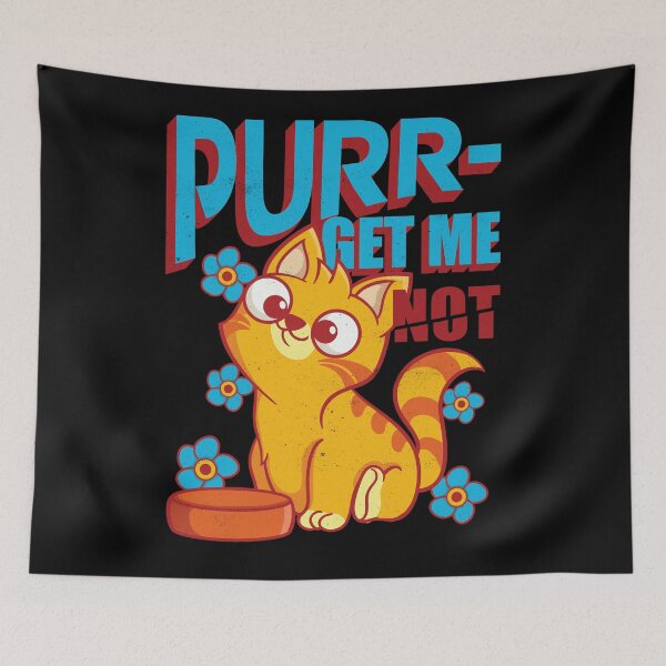 Item preview, Purr get me not hungry cat designed and sold by pixeldsigns.