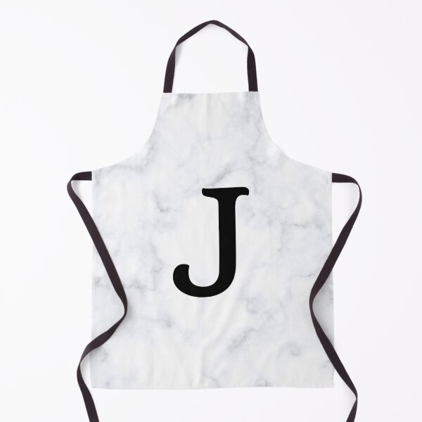 Item preview, Letter J Initial White and Gray Marble Background designed and sold by Shir-designs.