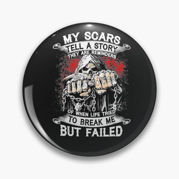 Item preview, My Scars Tell A Story They Are Reminders T-Shirt designed and sold by Lylyluta2017.