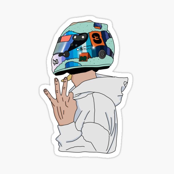 Daniel Ricciardo- Number 3 (2021) Sticker